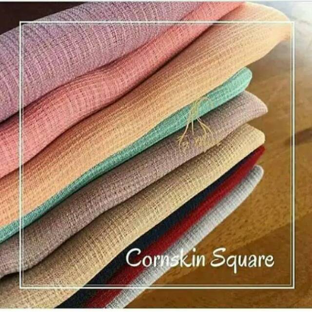 Bisa COD Segiempat cornskin tepi neci corn skin square 