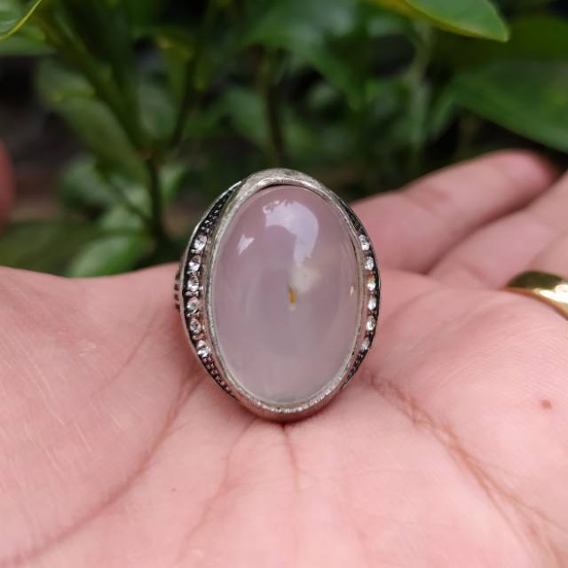 Cincin batu akik combong rambut istimewa (N)