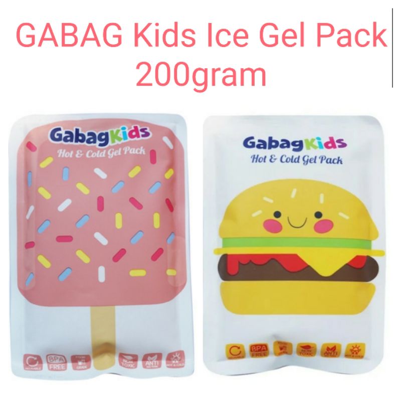 GABAG Ice Gel kecil 200 Gram Ice Gel Pack Hot &amp; Cool Jel Pendingin