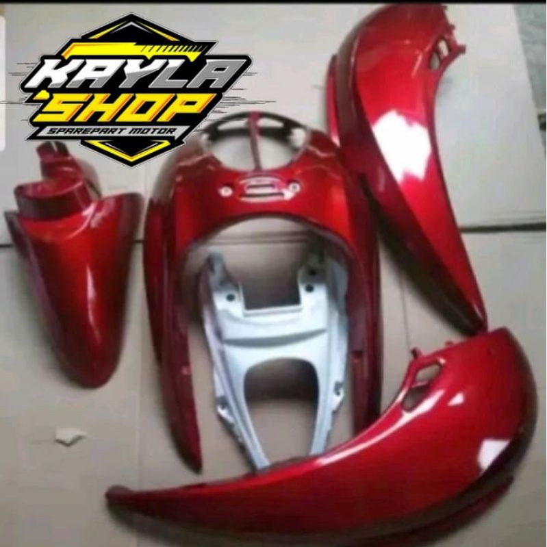 Cover Full Body Halus Honda Scoopy Karbu Scoopy Lama