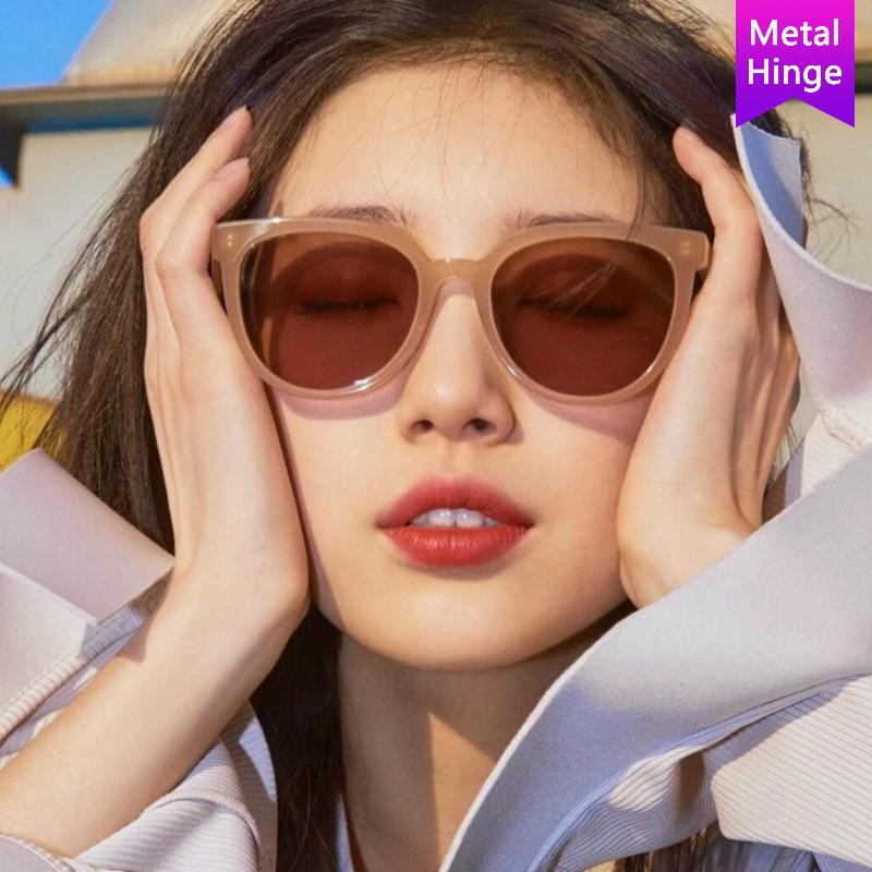 New Korean fashion ins fashion street style sunglasses metal hinge