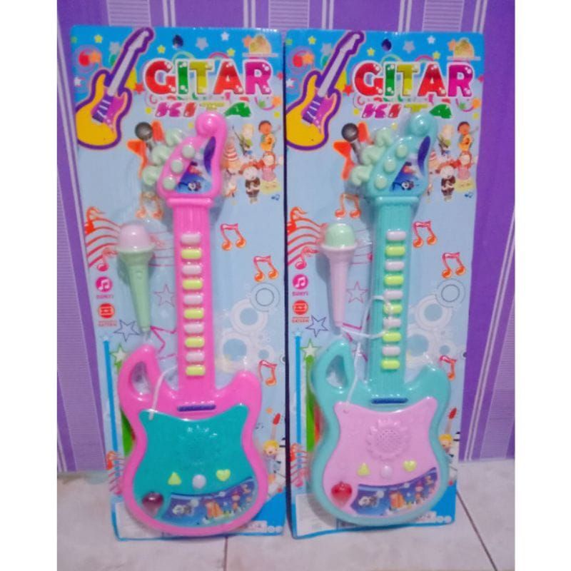 mainan gitar piano_mainan gitar dan mic