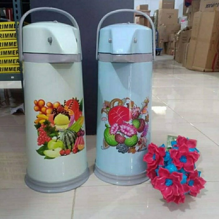 Sunflask Thermos Air Panas 2.5 Liter , Termos pencet Plastik,