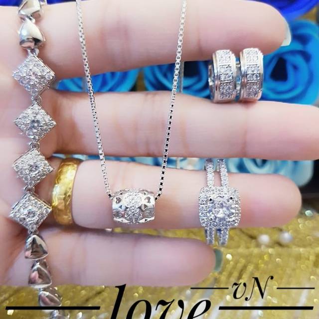 Xuping set perhiasan lapis emas 24k 2236k