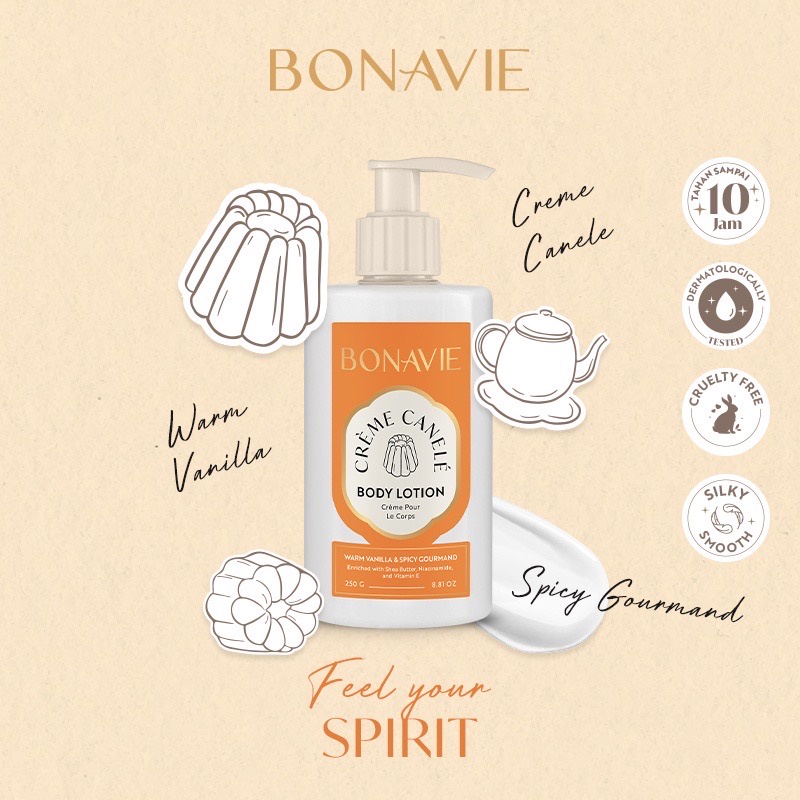 BONAVIE Body Lotion Creme Canele 250 ml