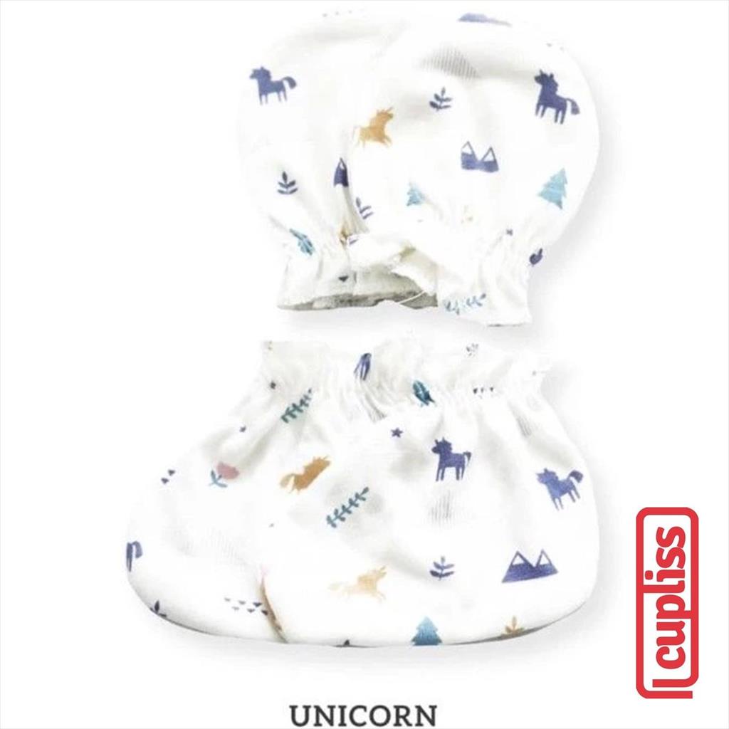 Unicorn Little Palmerhaus Mittens Booties Sarung Tangan Kaki Bayi