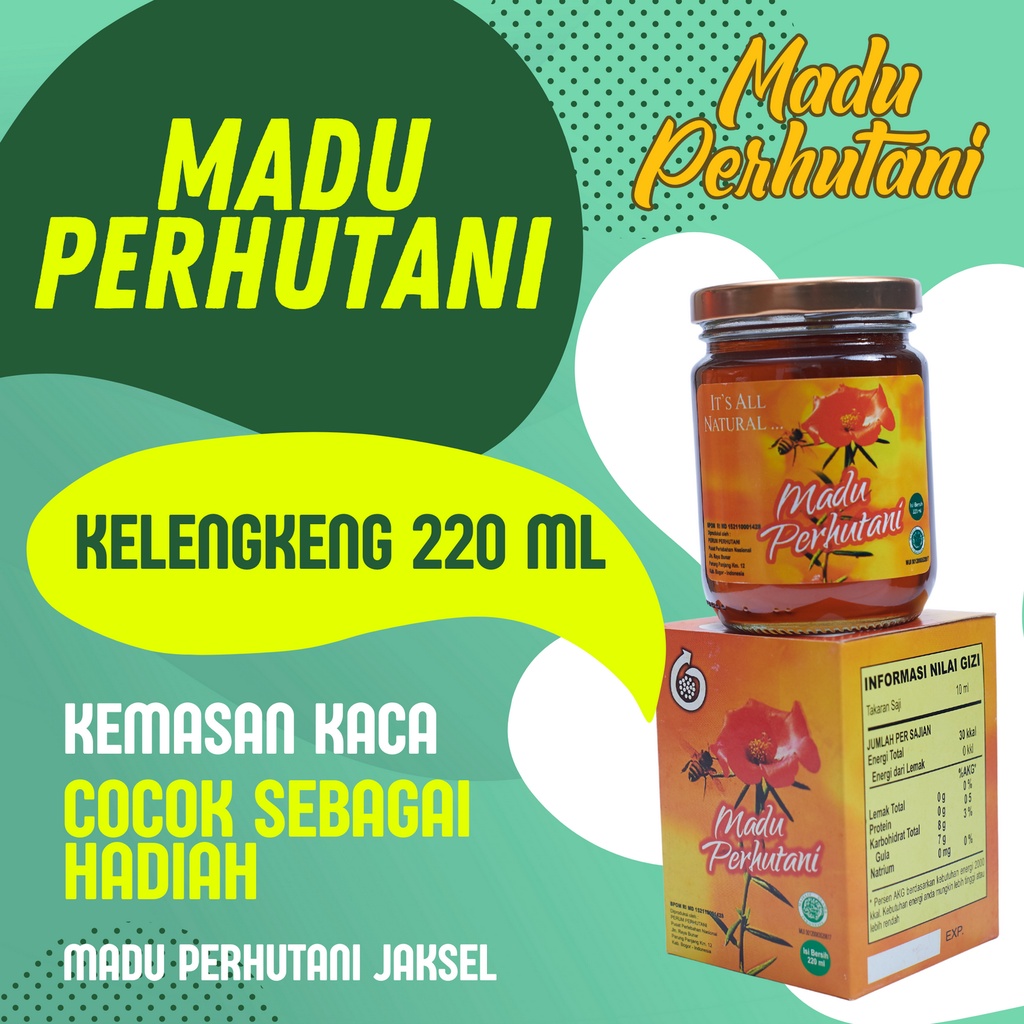 

Madu Murni Bunga Kelengkeng 220ml - Madu Perhutani
