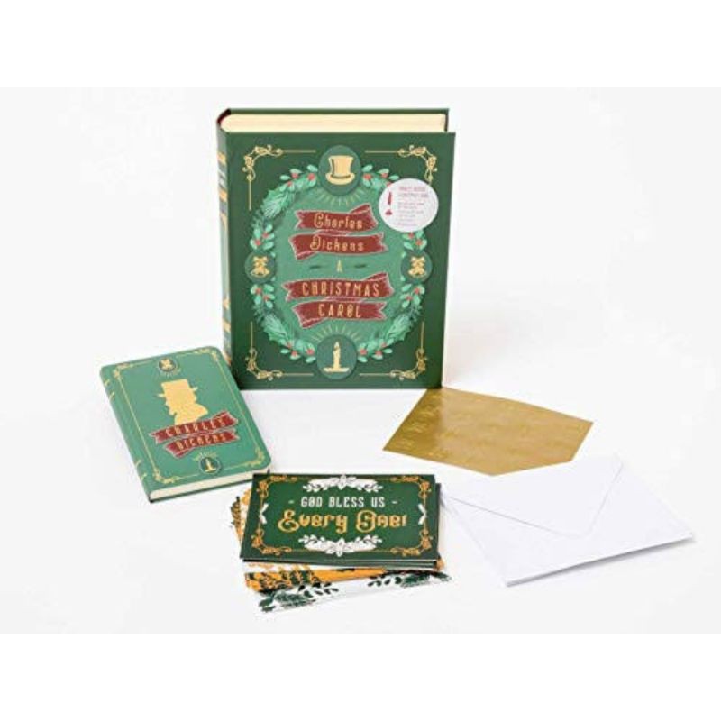 

Literary Stationery Set CHARLES DICKENS A CHRISTMAS DELUXE NOTE CARD