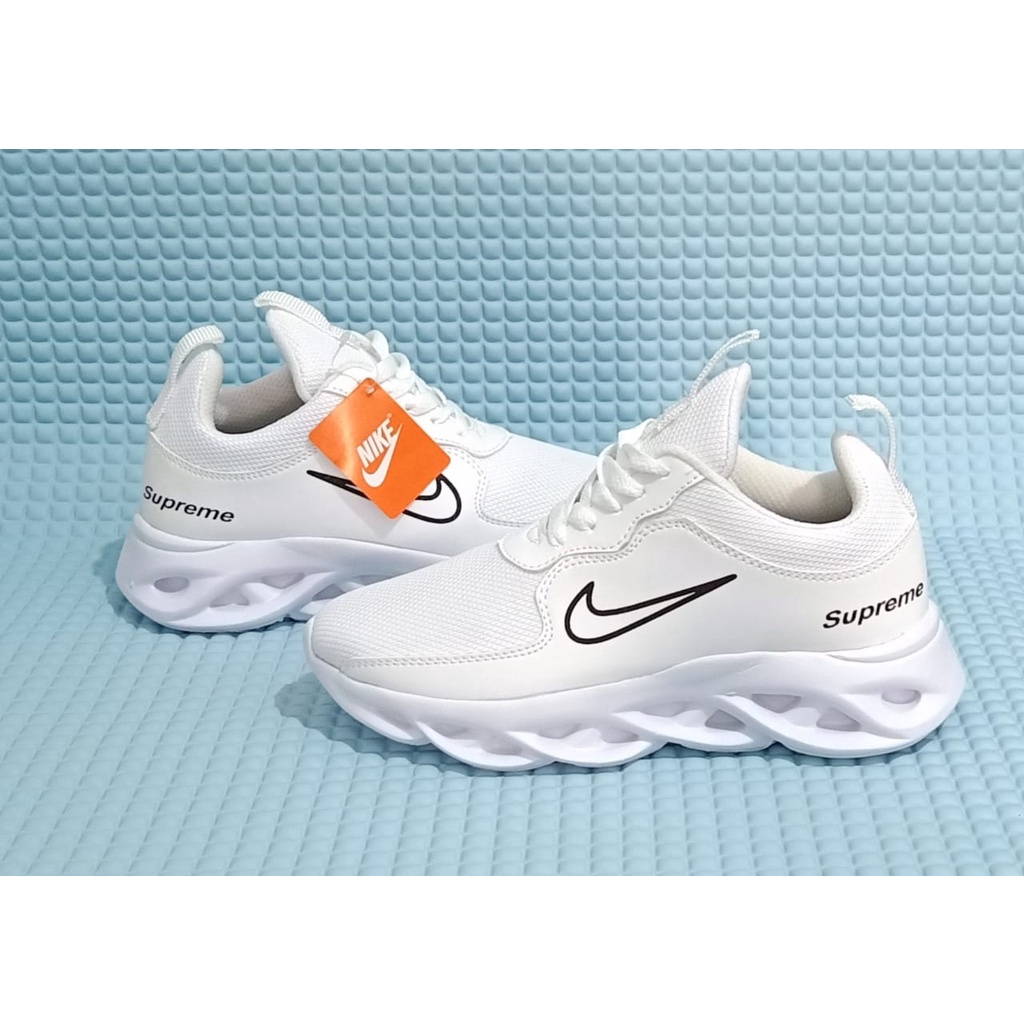 PROMO SEPATU FULL WHITE PRIA DAN WANITA TERLARIS SNEAKERS OLAHRAGA CASUAL SEKOLAH