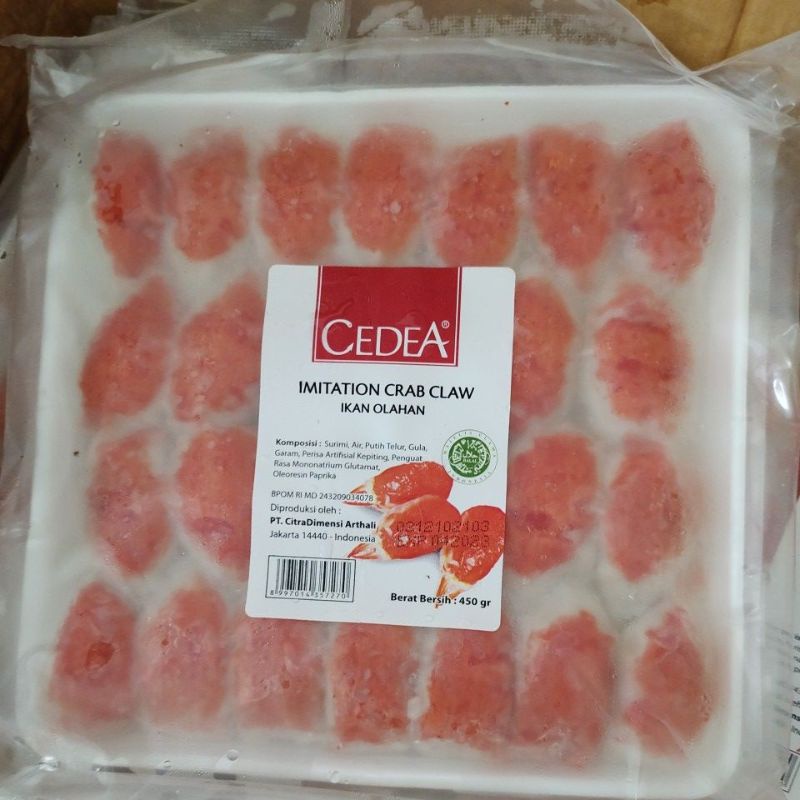 

Cedea crab claw 450gr