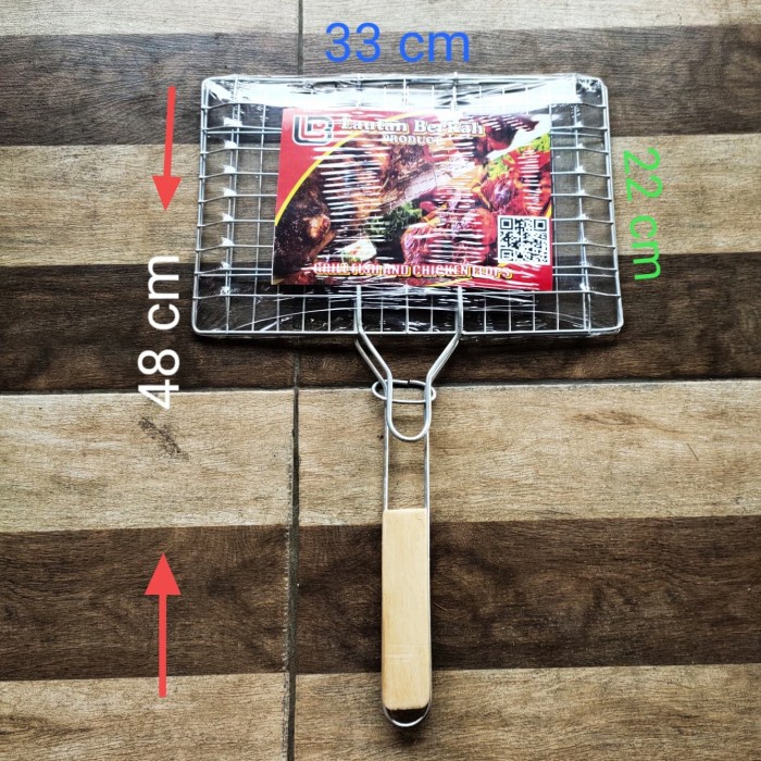 Jual Alat Masak Jepit Panggang Jepitan Bakaran Jepitan Bbq Bahan Kawat Galvanis Tebal Code