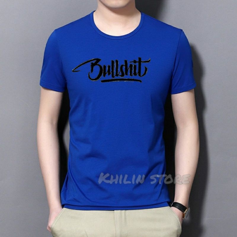 Kaos Bullsht Pria baju kaos distro pria lengan pendek atasan cowok premium fashion lelaki cod