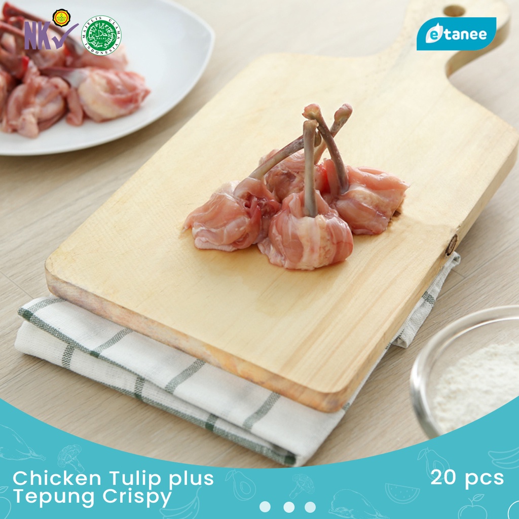 

etanee Chicken Tulip plus Tepung Crispy isi 20 Pcs