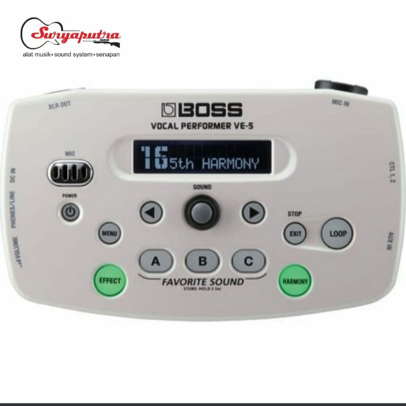 Boss VE 5 WH Efek Vocal