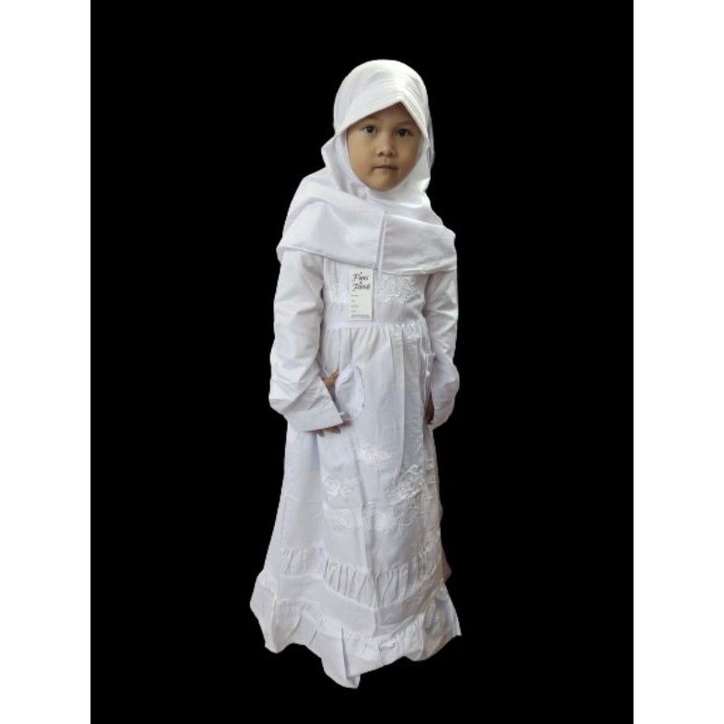 Baju muslim anak /gamis manasik/perlengkapan haji dan umroh wanita