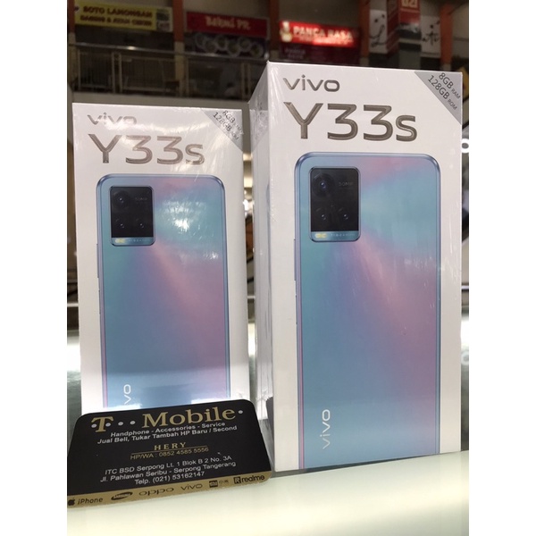 VIVO Y33s RAM 8GB+4GB 128GB - MIDDAY DREAM - 50MP NIGHT - HELIO G80 - 5000mAh - RESMI