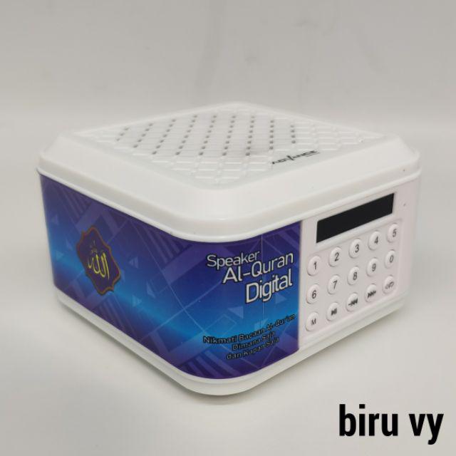 (BISA REQUEST NAMA.) SPEAKER ALQURAN ADVANCE TP600 16GB BLUETOOTH/UST.SOMAD-ADVANCE BIRU VY