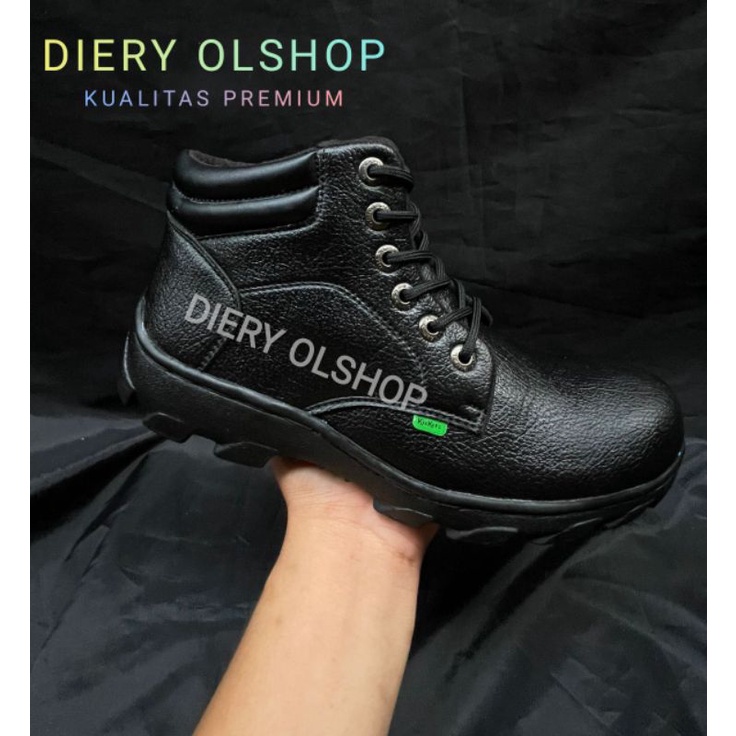 sepatu pria safety boots ujung besi sepatu safety boots kerja proyek sepatu safety anti slip