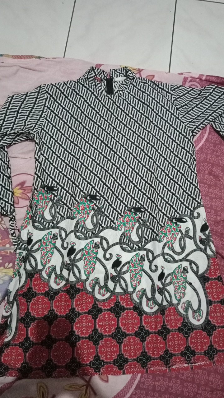 Batik Couple Keluarga Sania Ruffle Ori Ndoro Jowi Dnt Morena