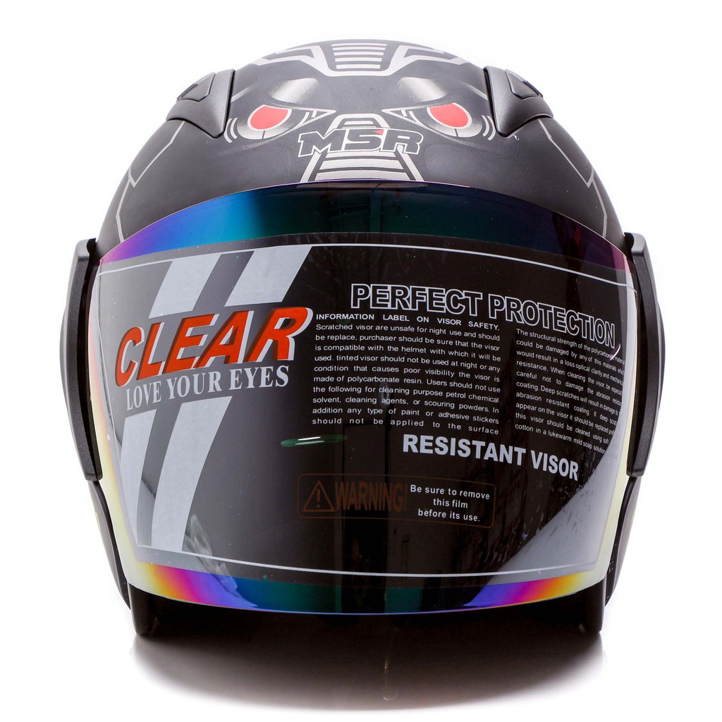 [Helm Dewasa] MSR Helmet Javelin - Monster - Hitam Doff + Promo Gratis Sarung Tangan