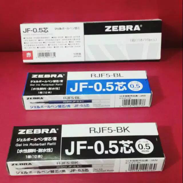 

Refill Eceran Pulpen Zebra Sarasa JF-0.5/JF-0.7 Refill gel pen SARASA 0.5mm/0.7mm Zebra per buah