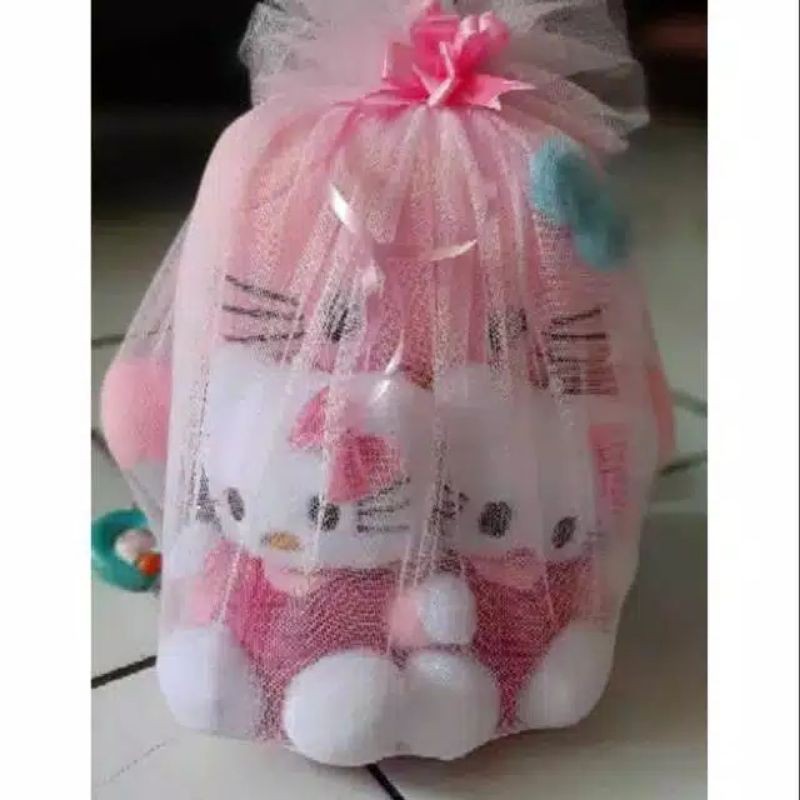 Boneka beranak mini 1 ibu 3 anak