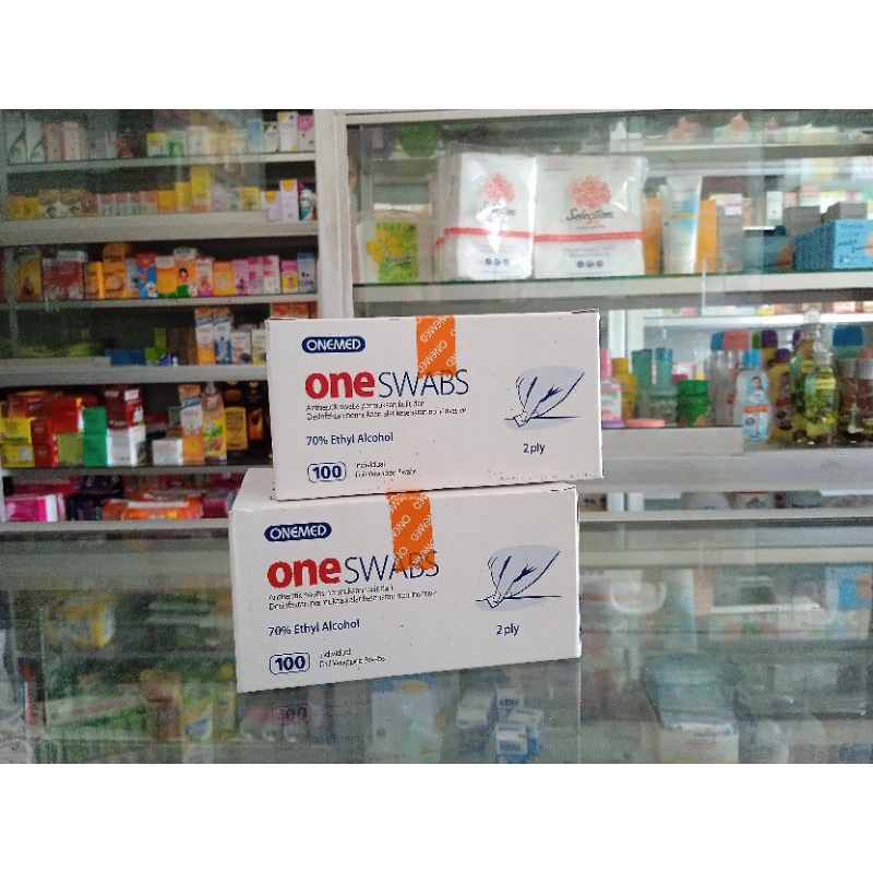 ONEMED ALKOHOL SWAB 100 LEMBAR - ED 02/2026