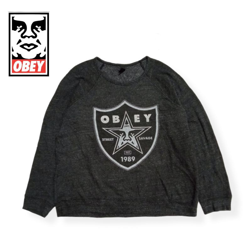 crewneck obey second original