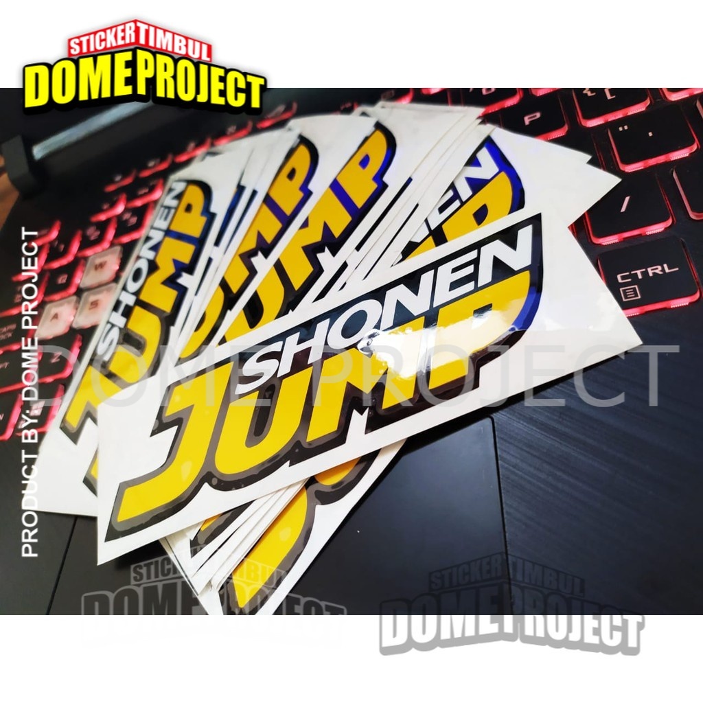 SHONEN JUMP STIKER CUTTING STICKER MOBIL OUTDOOR KUALITAS IMPORT AKSESORIS SEPEDA MOTOR