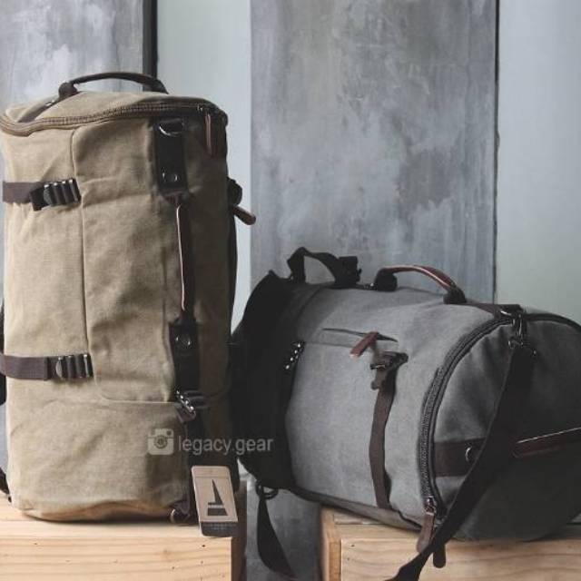 Barrel - Drumbag - Backpack - Multifungsi - Travelling Bag - Canvas Bag - Legacy Gear