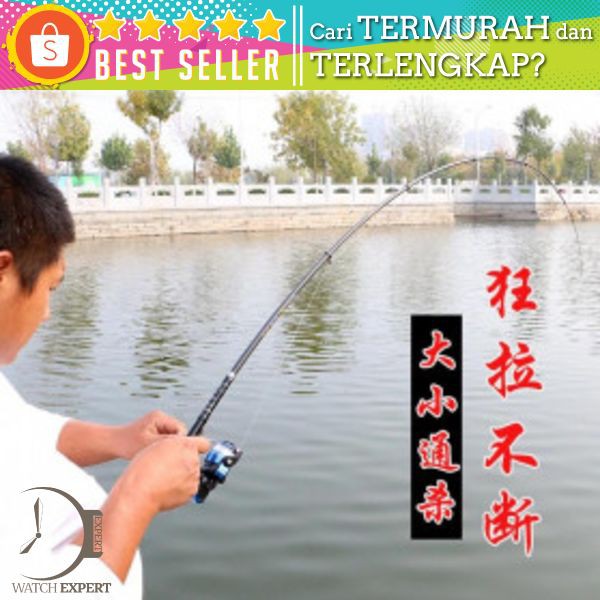 Joran Pancing Carbon Fiber Telescopic 2.4M - Zhenyi ZH03 Hitam