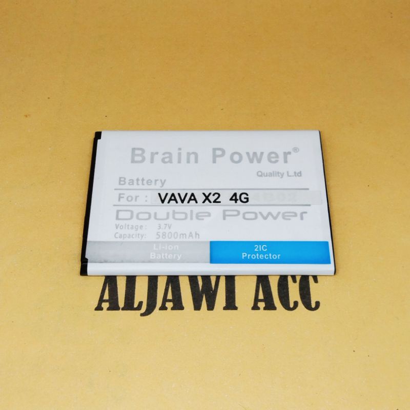 Baterai Batre Battery VAVA X2 4G 5 Inchi Double Power