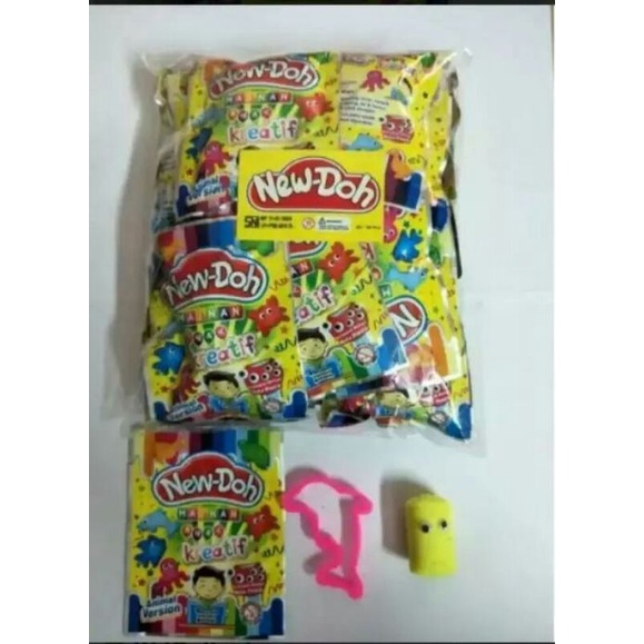 isi 20 pcs newdooh+cetakan/mainan lilin/mainan edukasi/mainan anak laki laki/perempuan/mainan grosir