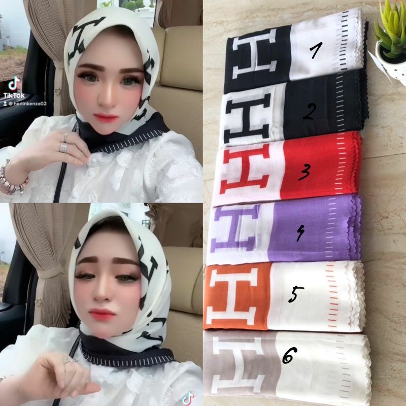 Hijab Segi Empat Shinar Glowing Premium Terbaik