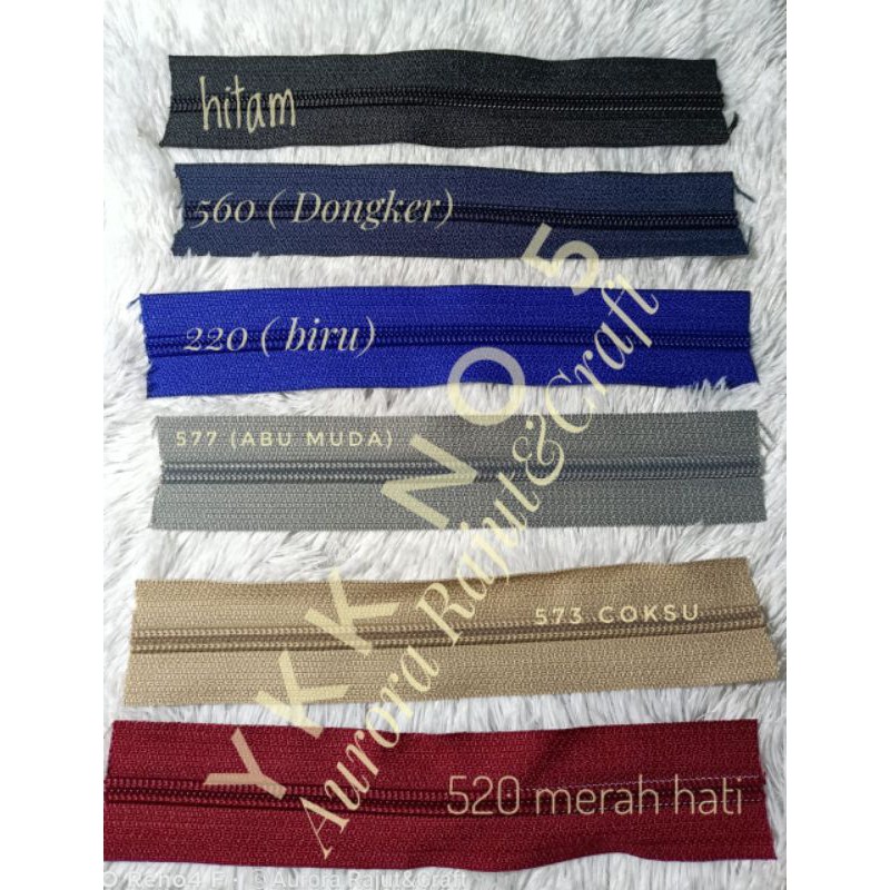 Resleting /zipper ykk meteran