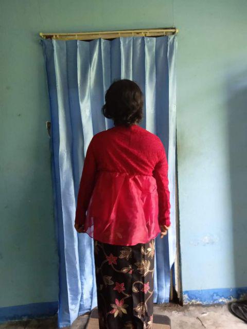 Ed St Kb Kencana Stelan Kebaya Brukat Batik Organza