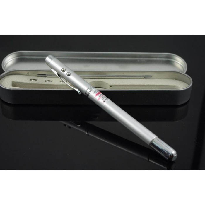 Pulpen Pen Exclusive Pena 5 in 1 Laser Pointer Box Premium Presentasi