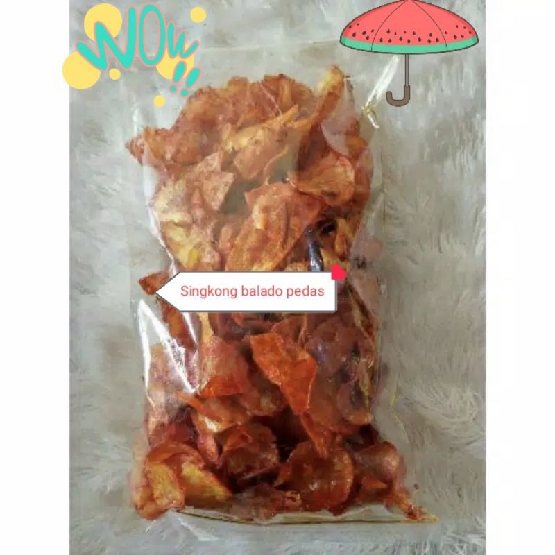 

Singkong balado pedas-keripik-eak-makanan ringan-camilan
