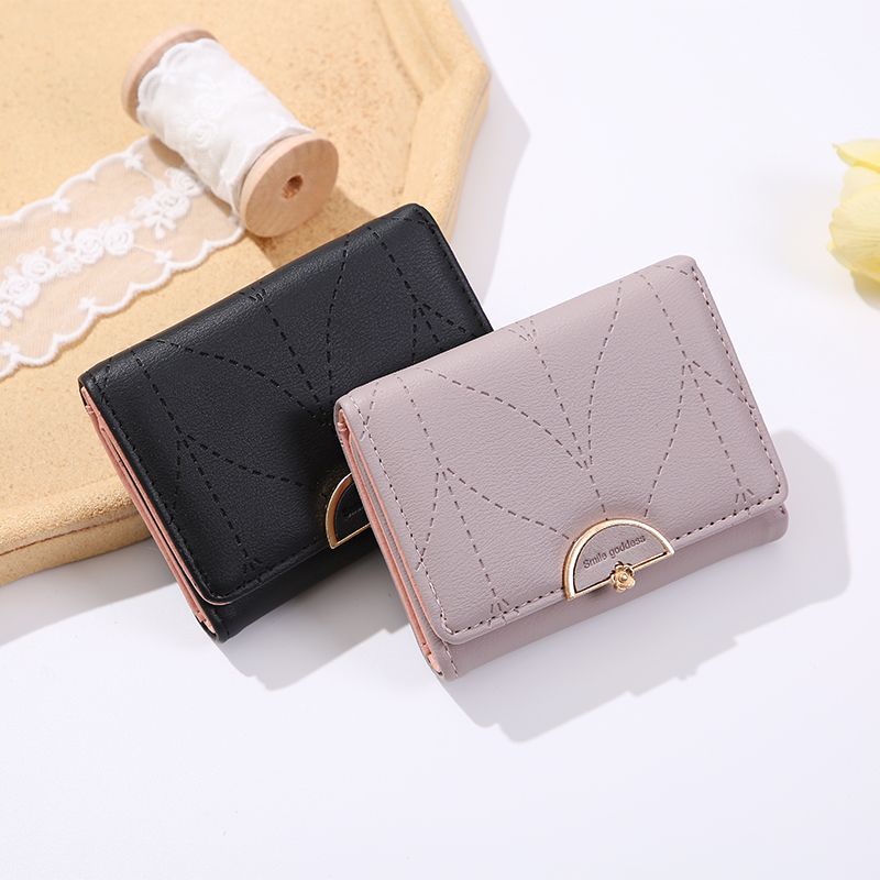 TASBLUE Dompet Lipat Wanita Dompet Mini Wanita Import Ala Korea Real Dompet Pendek Kecil Cantik Terbaru D236 Dompet Lipat Foto Multifungsi Untuk Dompet Fashion Wanita