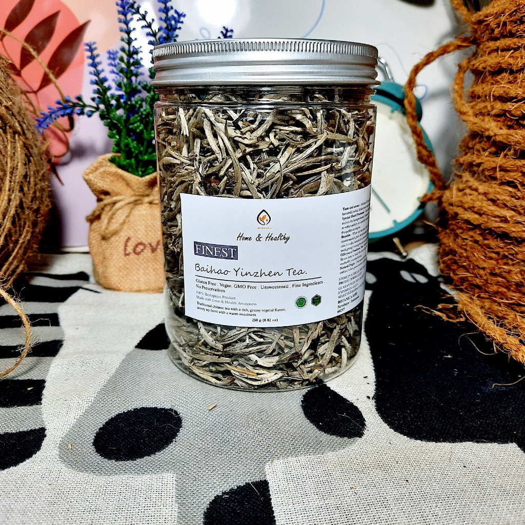 

Botanica White Silver Needle Tea 10 gr - 100 gr / Baihao Yinzhen Ocha Tea