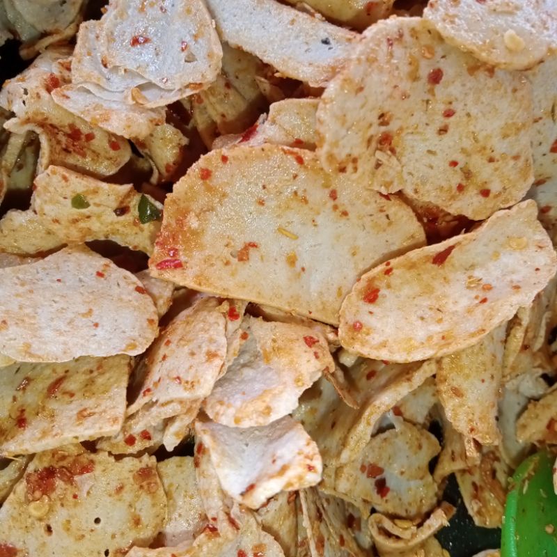 

Basreng pedas gurih daun jeruk mantap