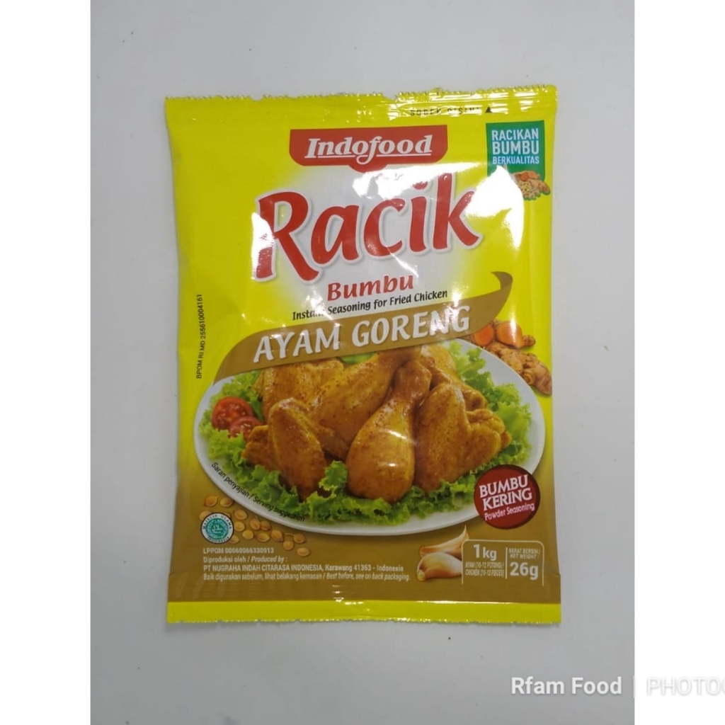 

5 Pcs INDOFOOD BUMBU RACIK AYAM GORENG SACHET BUMBU KERING INSTANT SEASONING