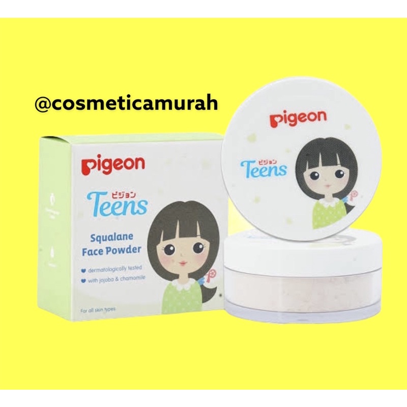 New Pigeon bedak tabur / pigeon face powder squalane