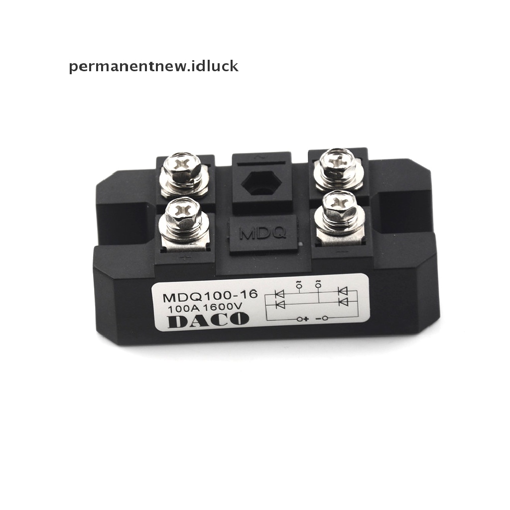 Mdq 100A Amp 1600V Volt Single 1 Fase Dioda Bridge Rectifier Bahan Metal