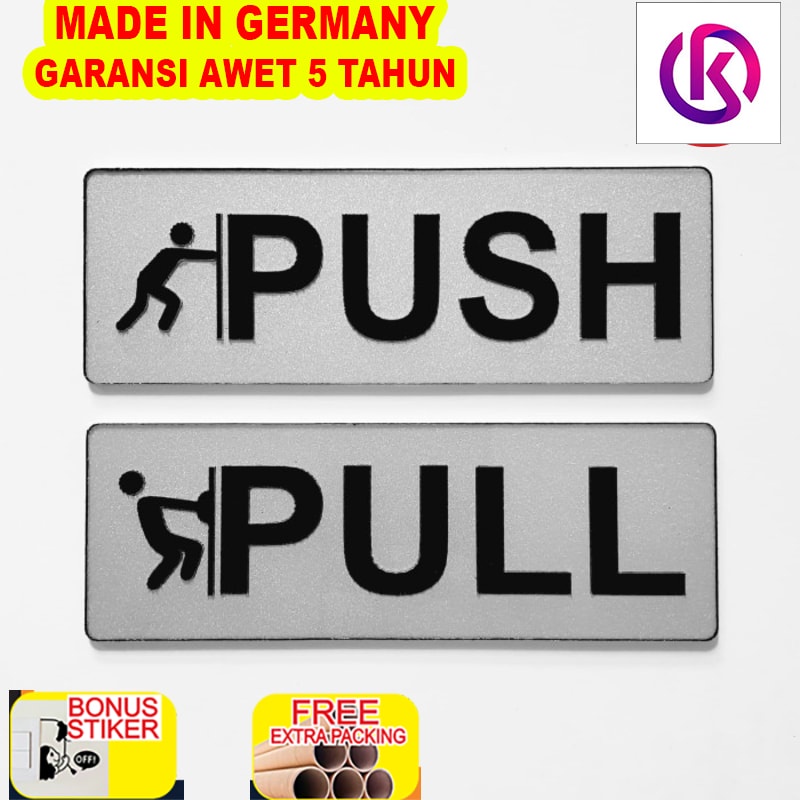 

Terlaris Sign Akrilik Pintu PUSH PULL MEDIUM - Signage Cafe / Restaurant