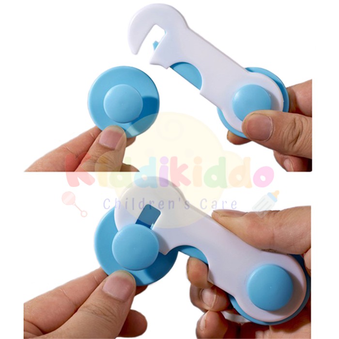 [1KG 65PCS] Kiddikiddo Pengaman Laci Lemari Pintu Dan Perabotan Dari Bayi Lock Band