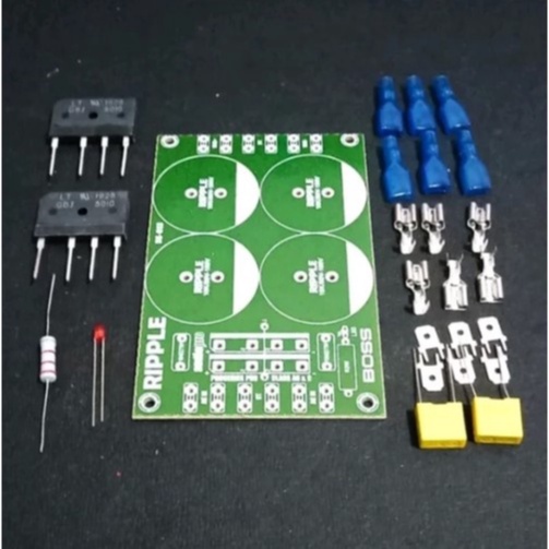 PCB PSU 4 Elco Plus Komponen BOSS BS 013