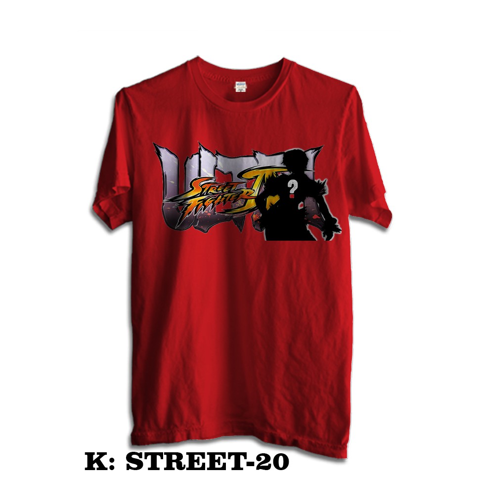 KAOS STREET FIGHTER TSHIRT FILM STREET FIGHTER 20