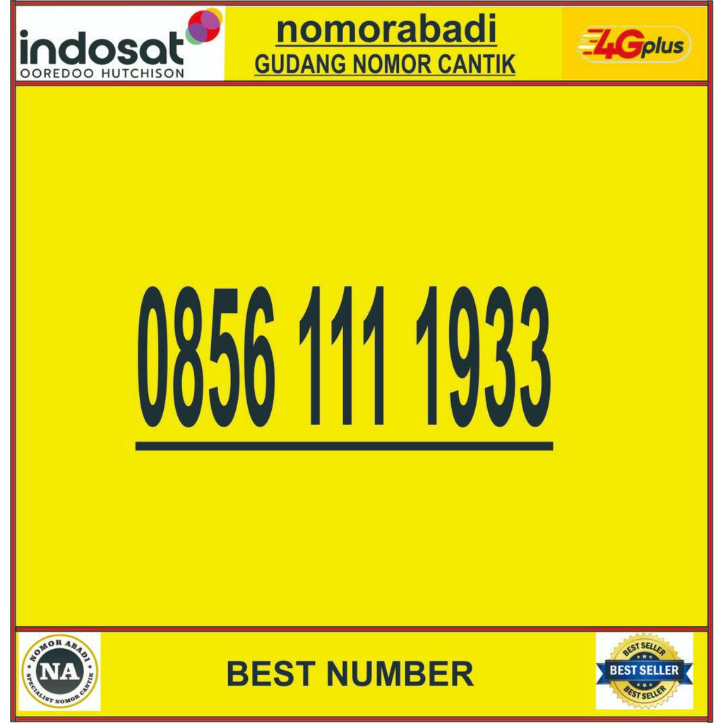NOMOR CANTIK INDOSAT 11DIGIT 1933 H600