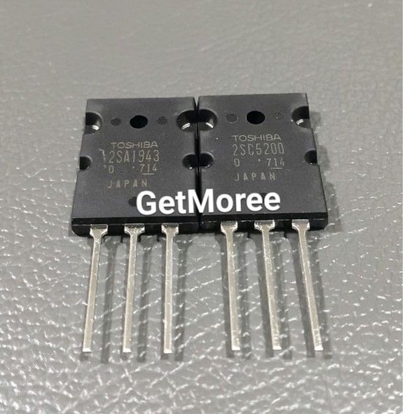 New Transistor 2Sa1943 2Sc5200 Original Seri 7 1943 5200 Original Toshiba Grade A Siap Kirim